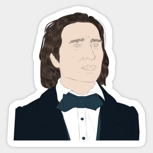 Franz Liszt - Portrait Sticker